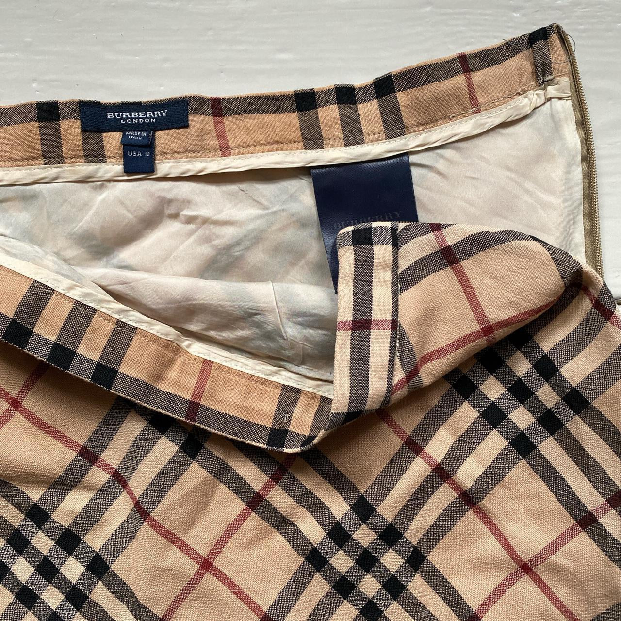 Burberry London Nova Check Maxi Skirt (US 12)