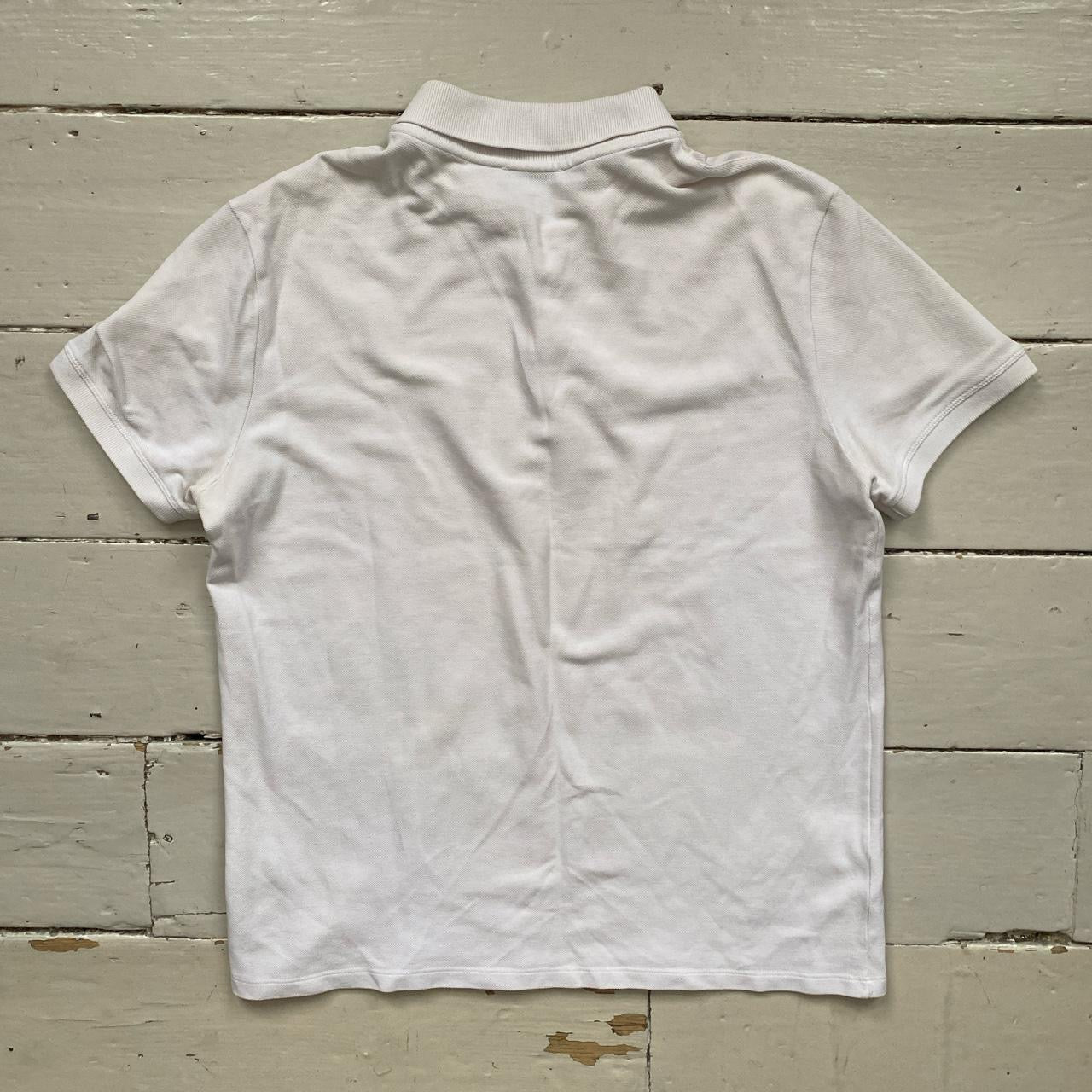 Versace White Polo Shirt (XL)