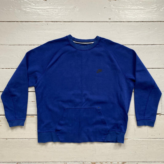 Nike Tech Fleece Blue Jumper (XXL)