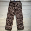 Nike Vintage Brown Quilted Bottoms (Large)