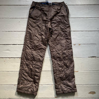 Nike Vintage Brown Quilted Bottoms (Large)