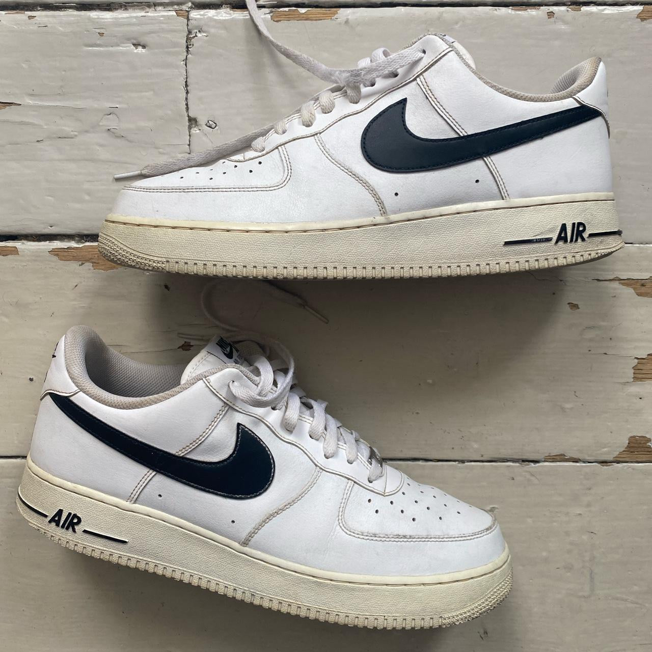 Nike Air Force 1 White and Black (UK 12)