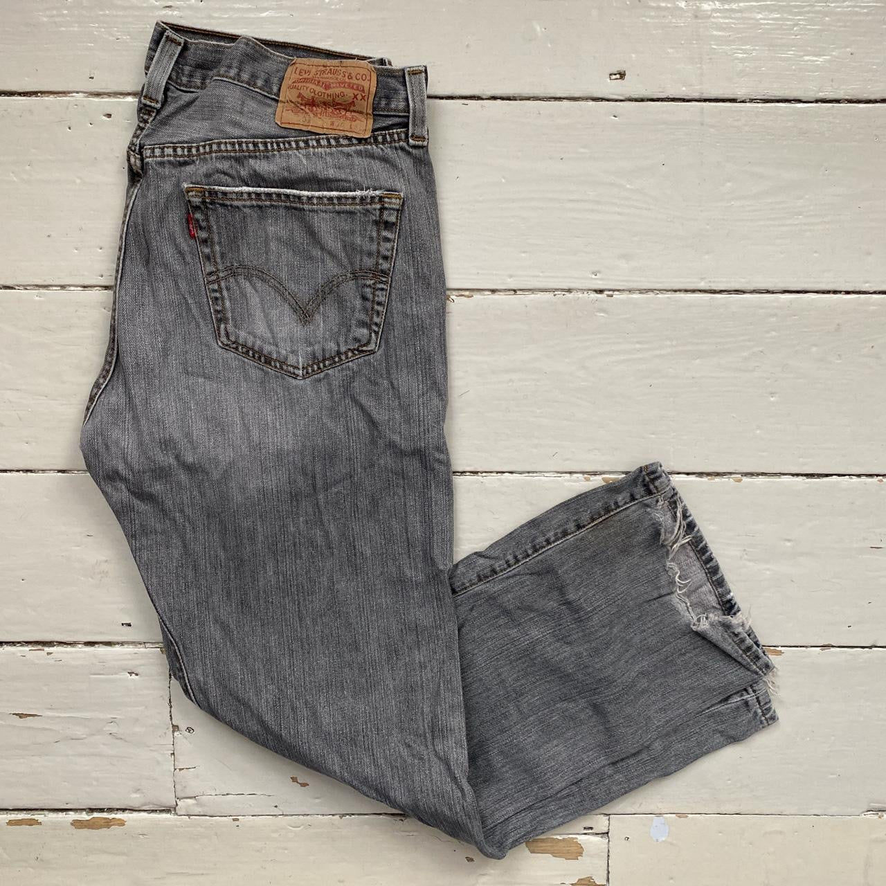 Levis 501 Grey Jeans (36/30)