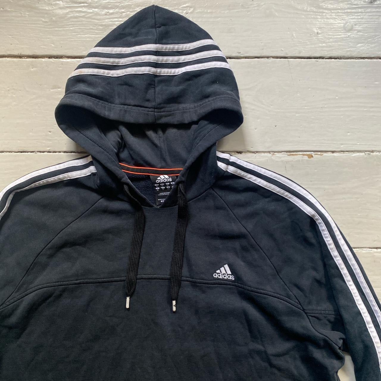 Adidas Essentials Black Hoodie (XL)