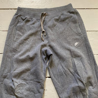 Nike Swoosh Grey Joggers (Medium)