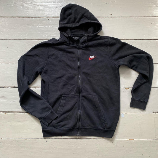 Nike Swoosh Black Hoodie (Medium)