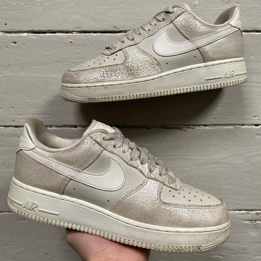 Nike Air Force 1 White Silver (UK 7)