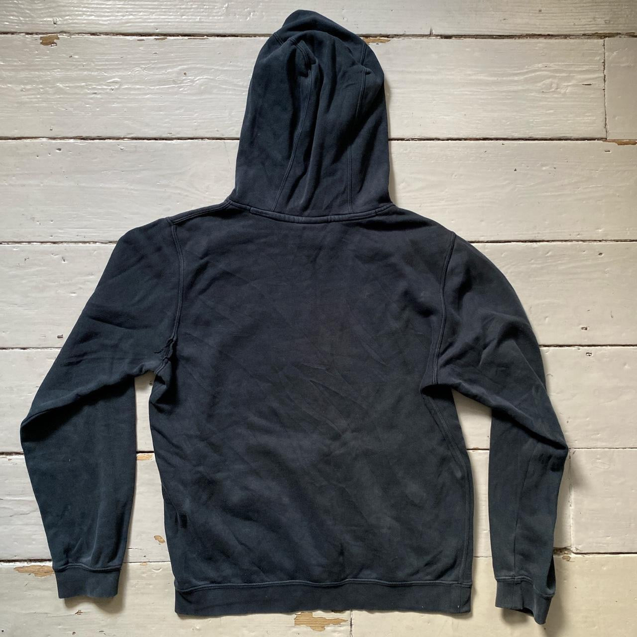 Nike Club Hoodie Black and White (Small)