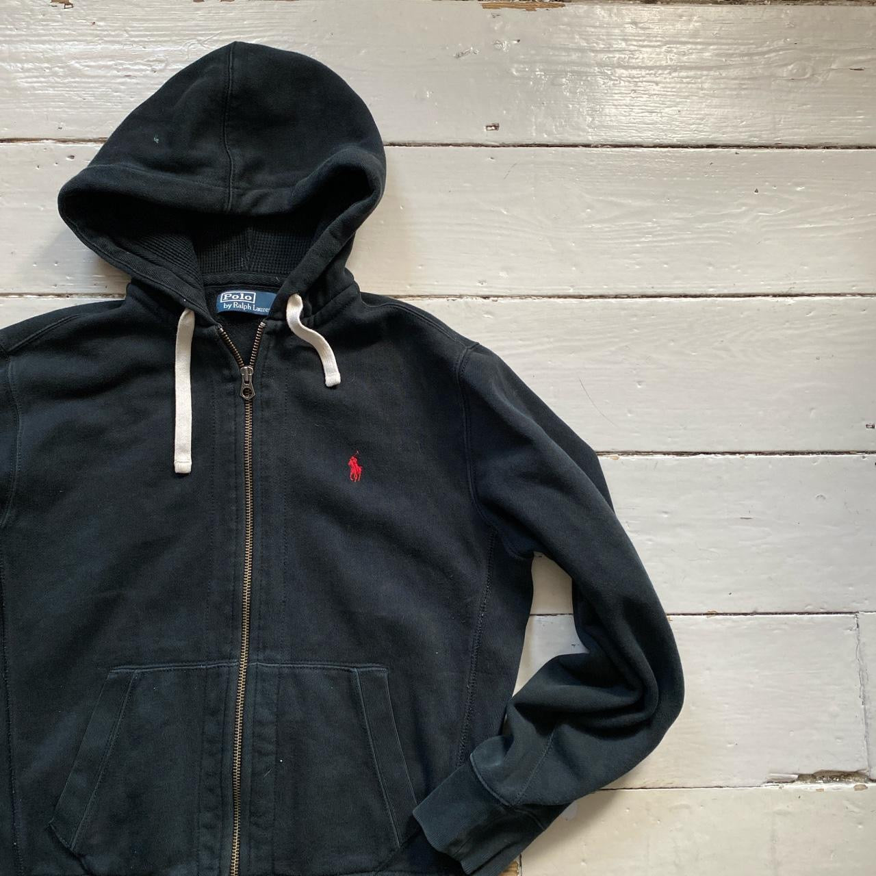 Ralph Lauren Polo Black Hoodie (Medium)