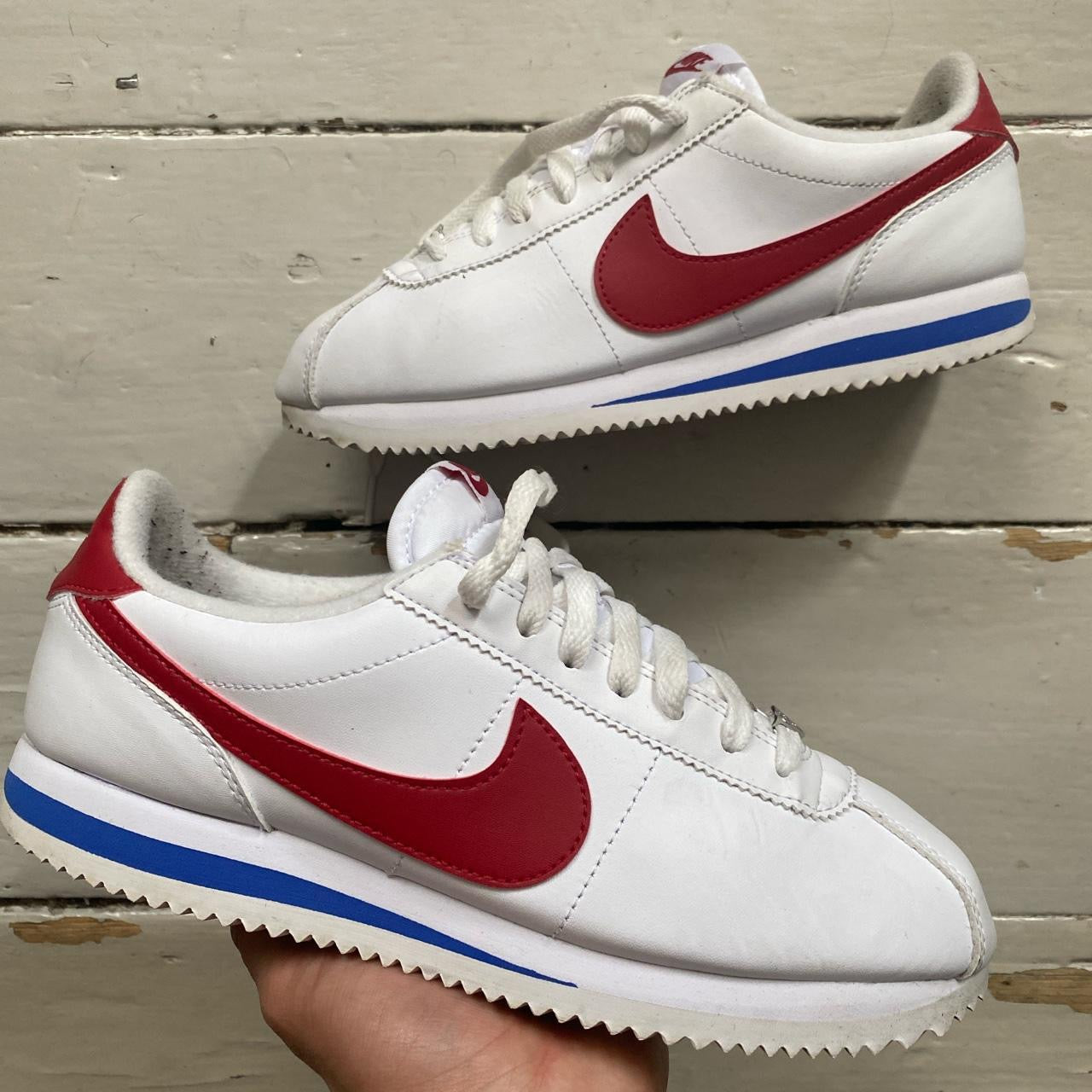 Nike Cortez OG White Red Blue (UK 6.5)