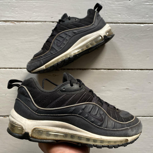 Nike Air Max 98 Black and White (UK 7.5)