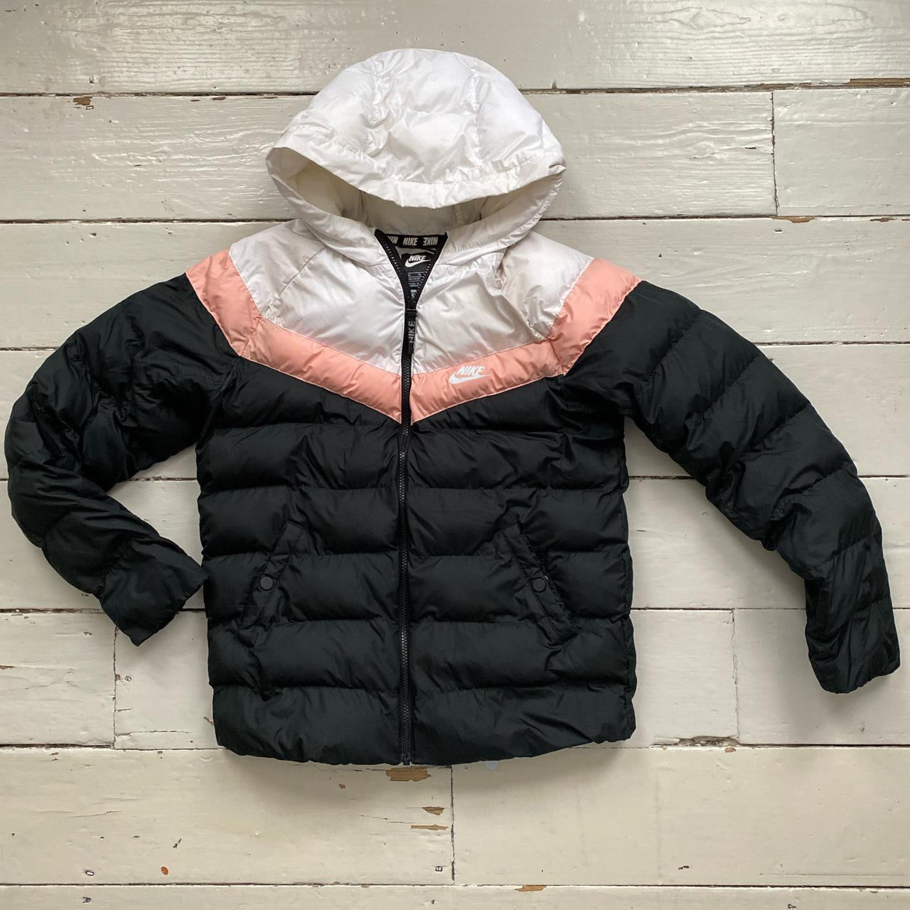 Nike Swoosh Puffer Bubble Coat (Small Womens)