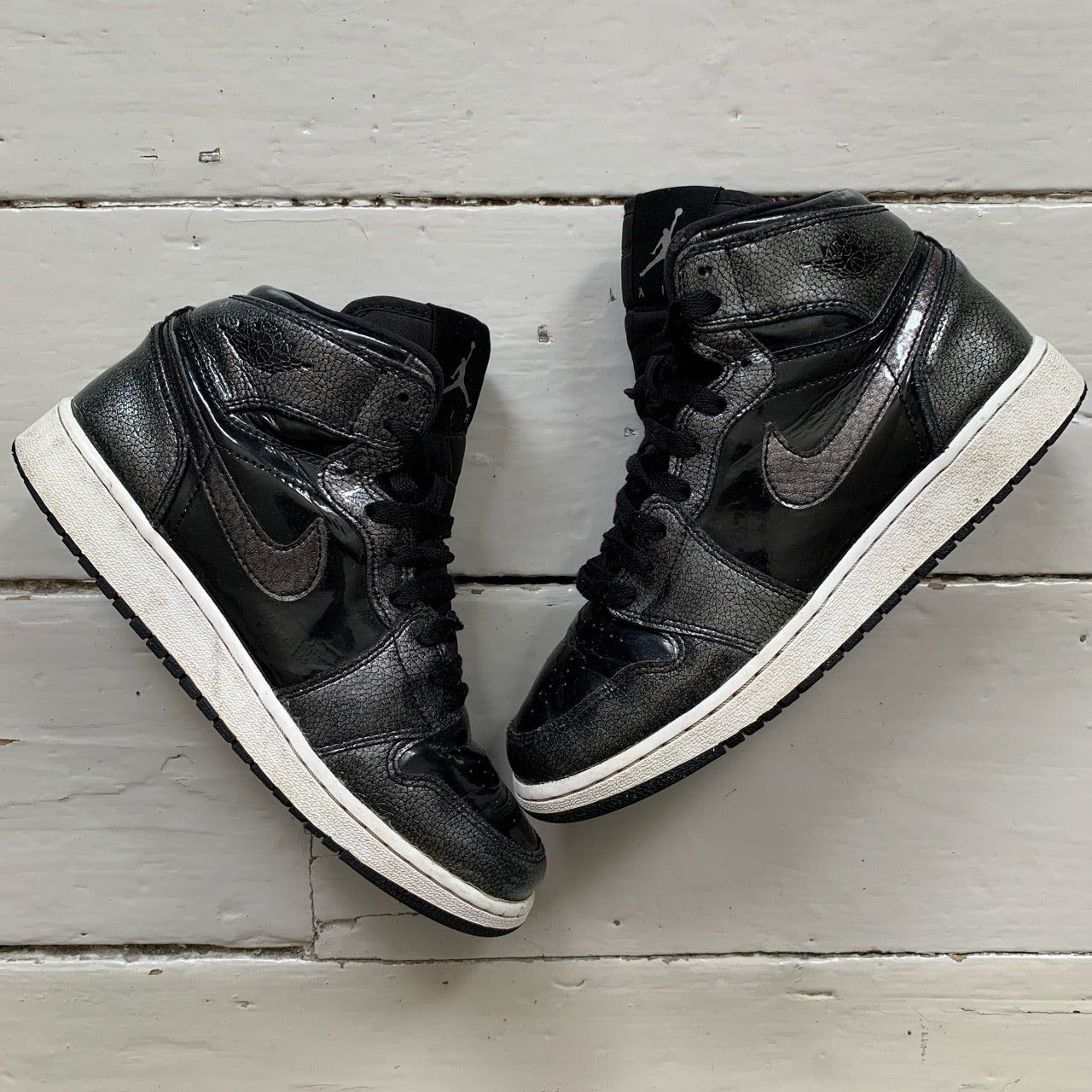 Nike Jordan 1 Patent Black (UK 5.5)