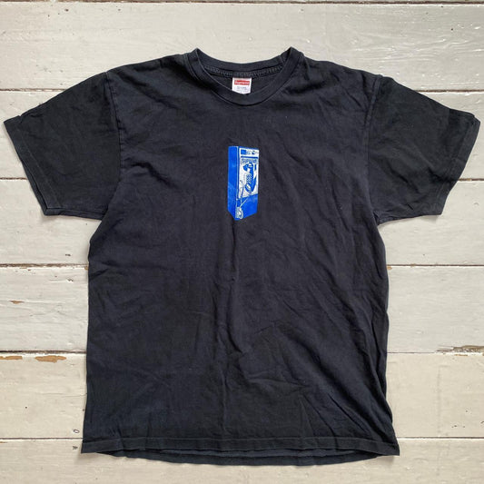 Supreme Telephone Box Black T Shirt (Large)