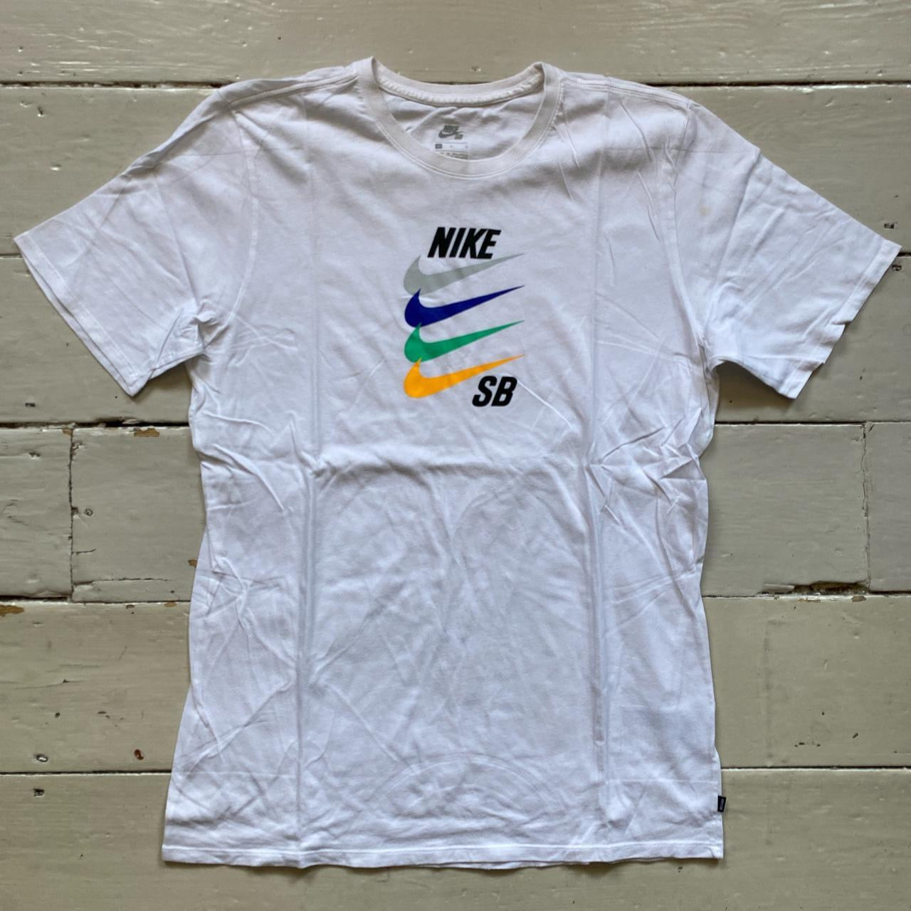 Nike SB White T Shirt (Large)