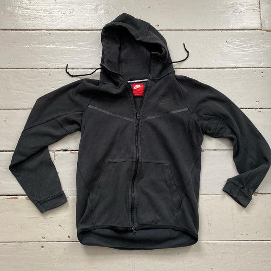 Nike Tech Fleece Black Hoodie (Small)