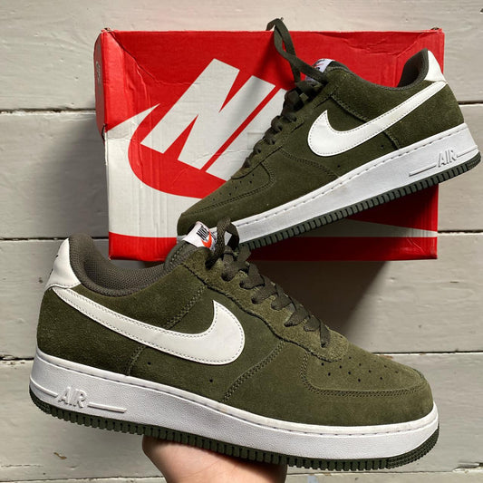 Nike Air Force 1 Khaki Green (UK 8)