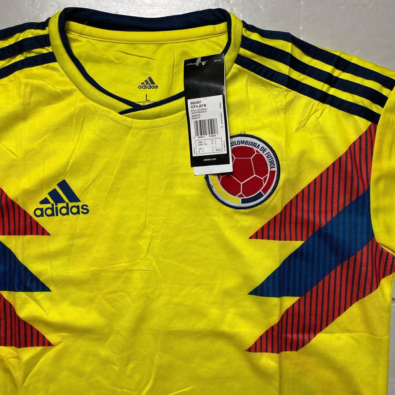 Colombia Adidas Football Jersey (Large)