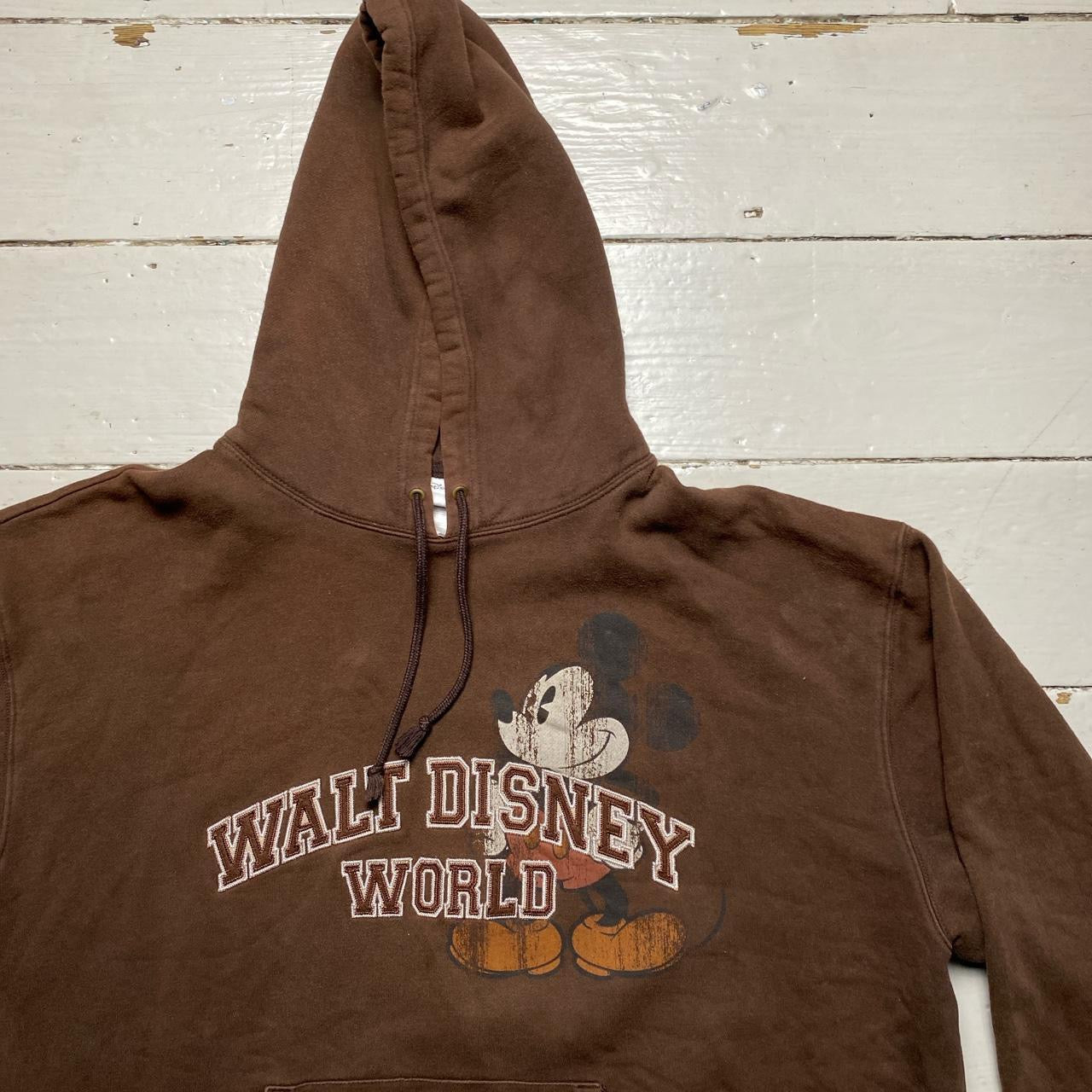 Disney Mickey Mouse Vintage Brown Hoodie (XXL)