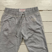 True Religion Tri Contrast Stitch Grey Joggers (XL)