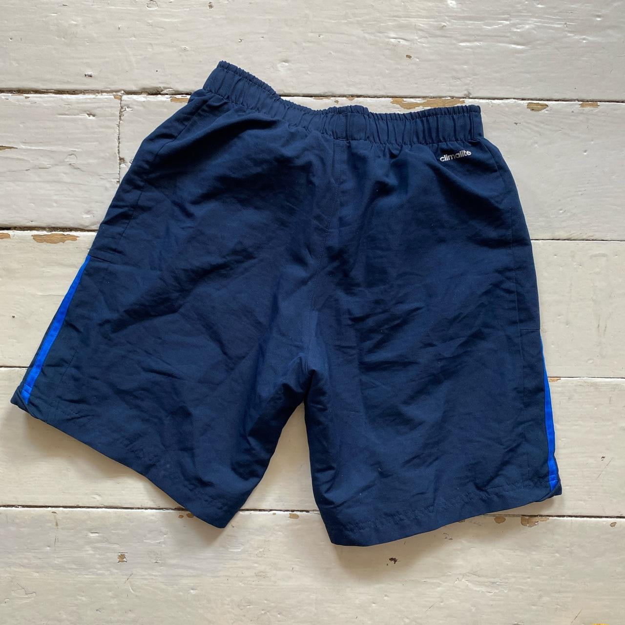 Adidas Navy Shell Shorts (Small)