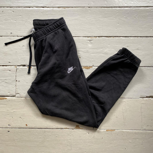 Nike Swoosh Black Joggers (Large)