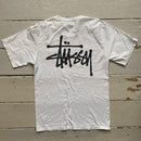 Stussy White T Shirt (Small)