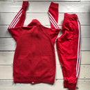 Adidas Originals Red Tracksuit (UK 12/14)