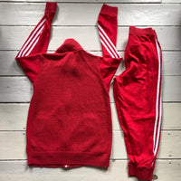 Adidas Originals Red Tracksuit (UK 12/14)