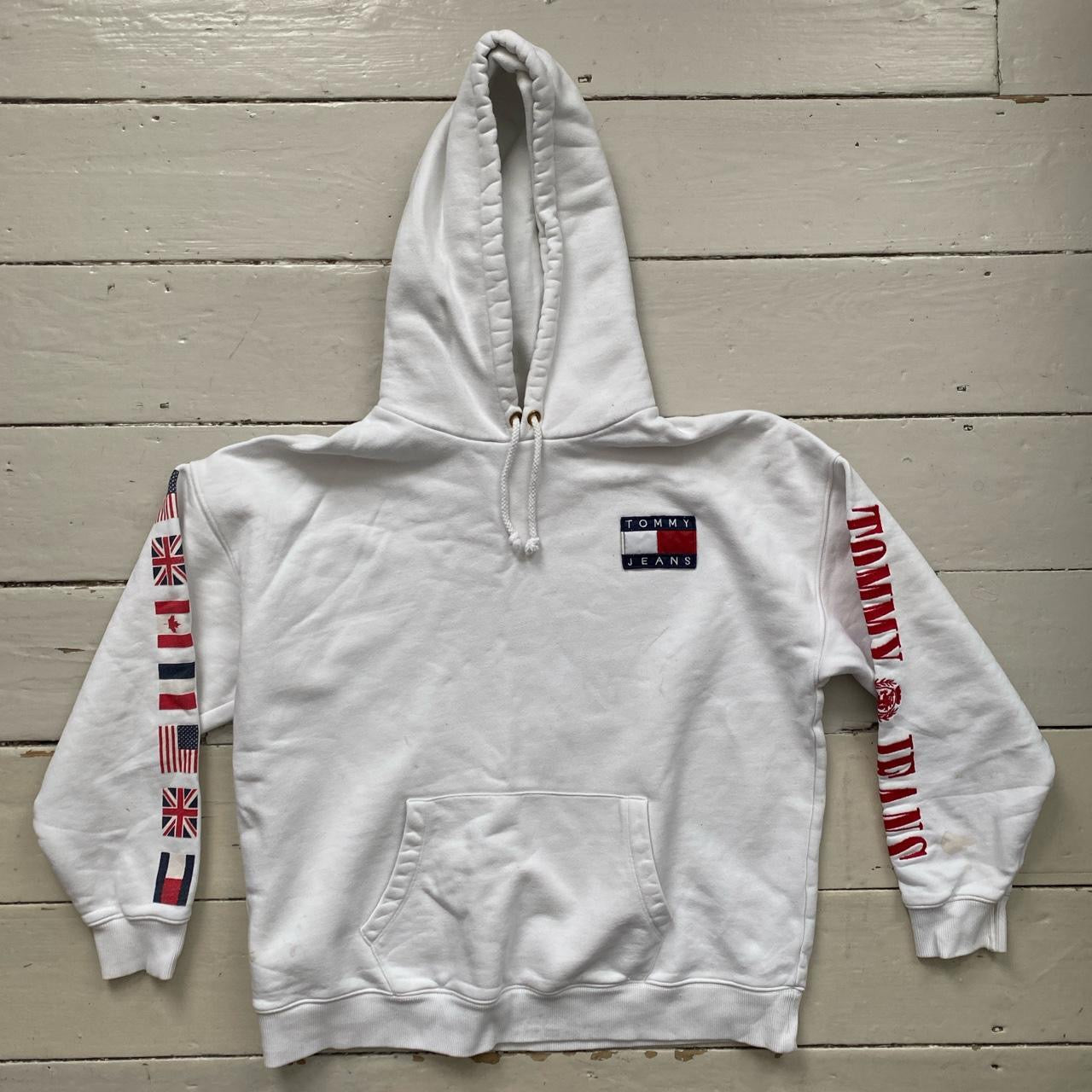 Tommy Hilfiger Jeans White Hoodie (XL)