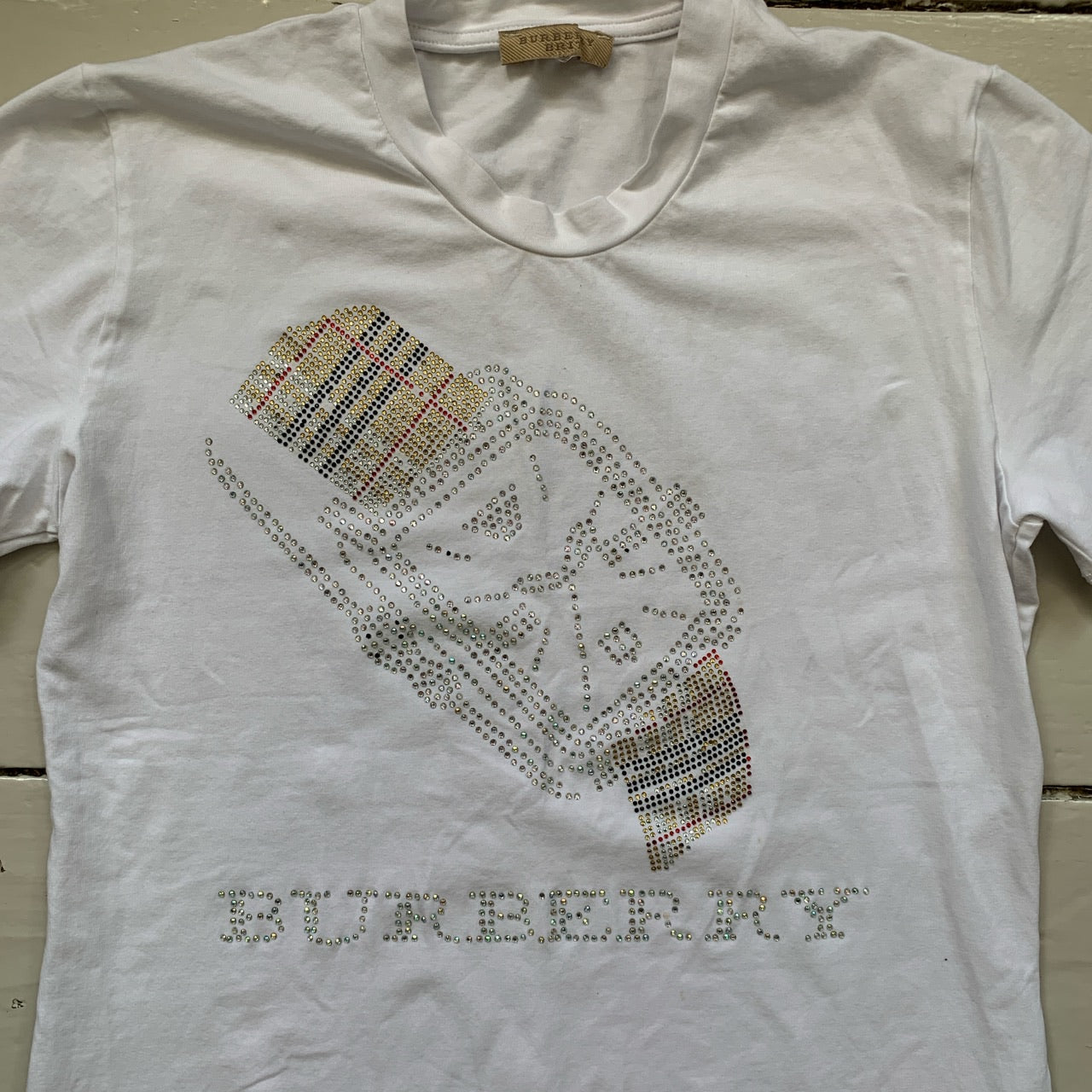 Burberry Brit Diamanté T-Shirt (UK 10)