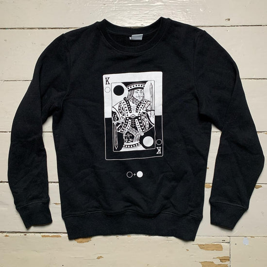 Black and White London King Jumper (Small)