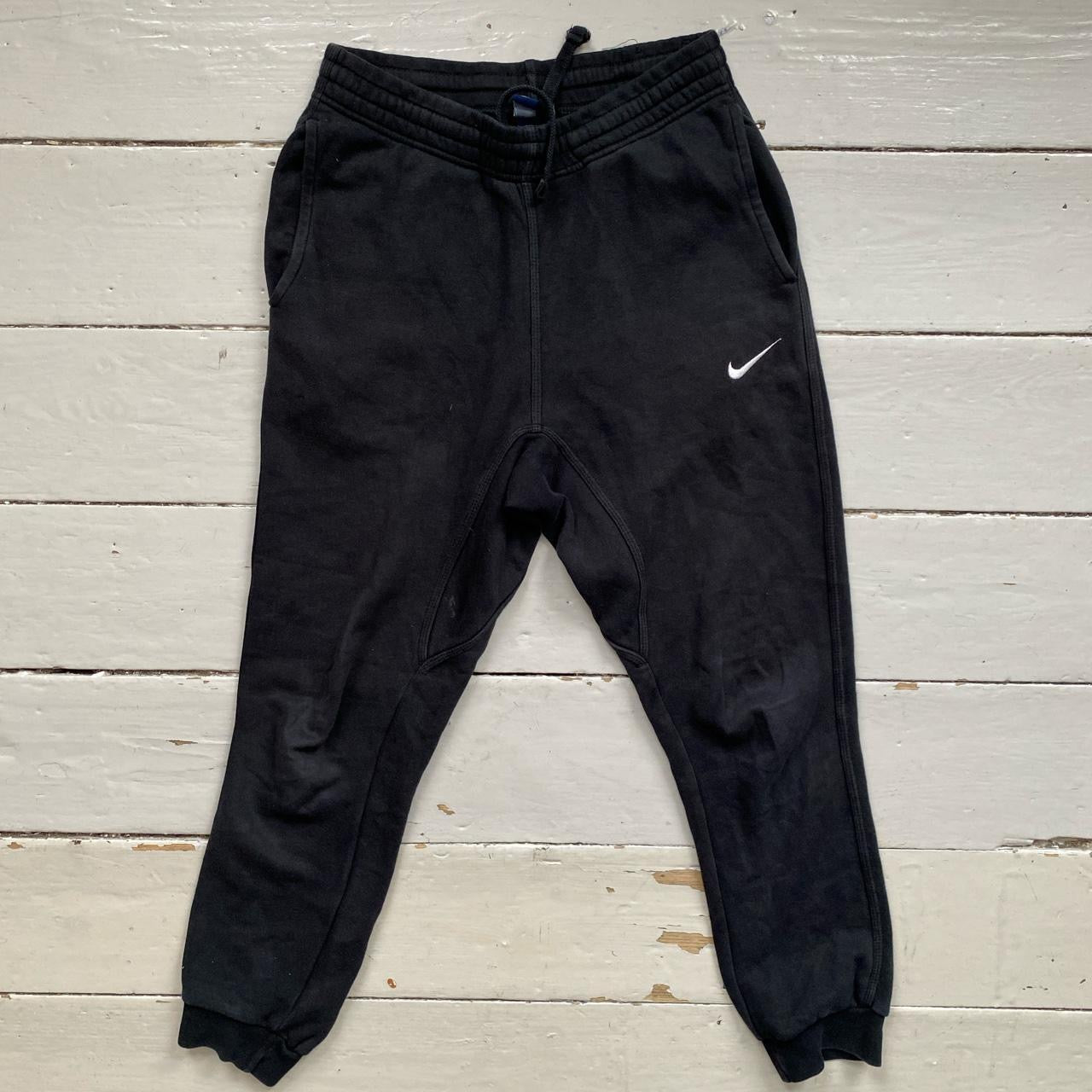 Nike Swoosh Black Joggers (Small)