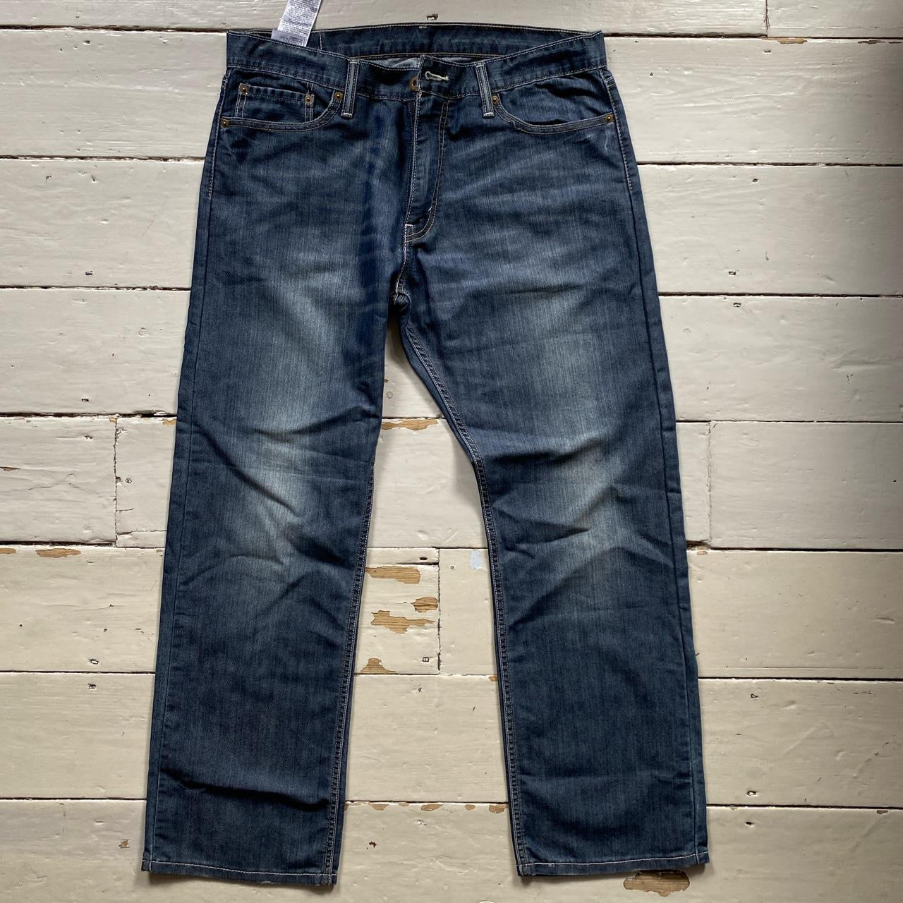 Levis 514 Navy Blue Jeans (36/30)