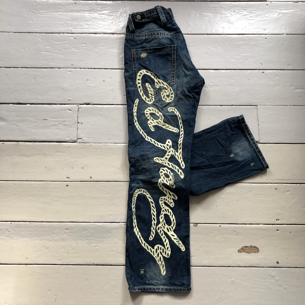 Ed Hardy Big Spellout Jeans (32/34)