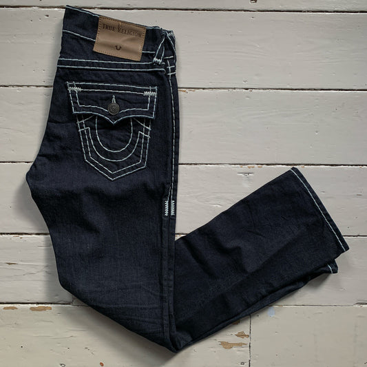 True Religion Ricky Dark Navy Stitch Jeans (32/34)