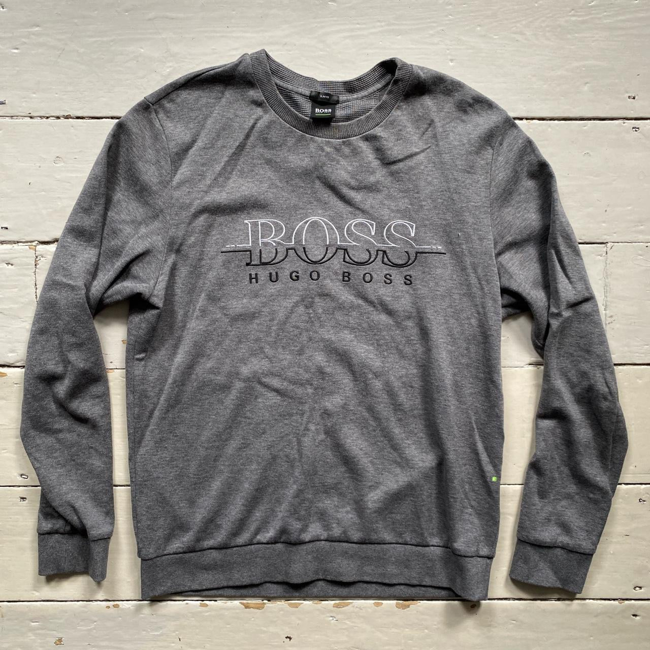 Hugo Boss Grey Jumper (Large)