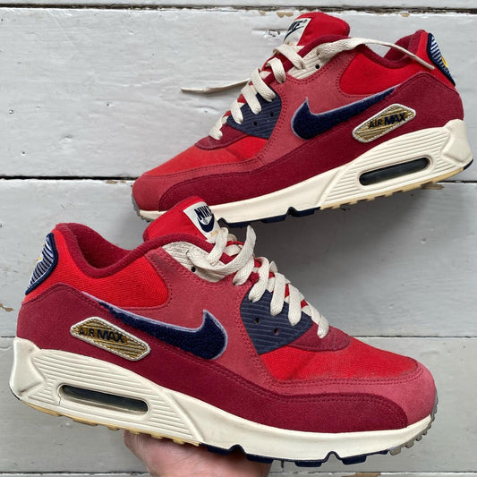 Nike Air Max 90 Varsity Pack Red (UK 9)