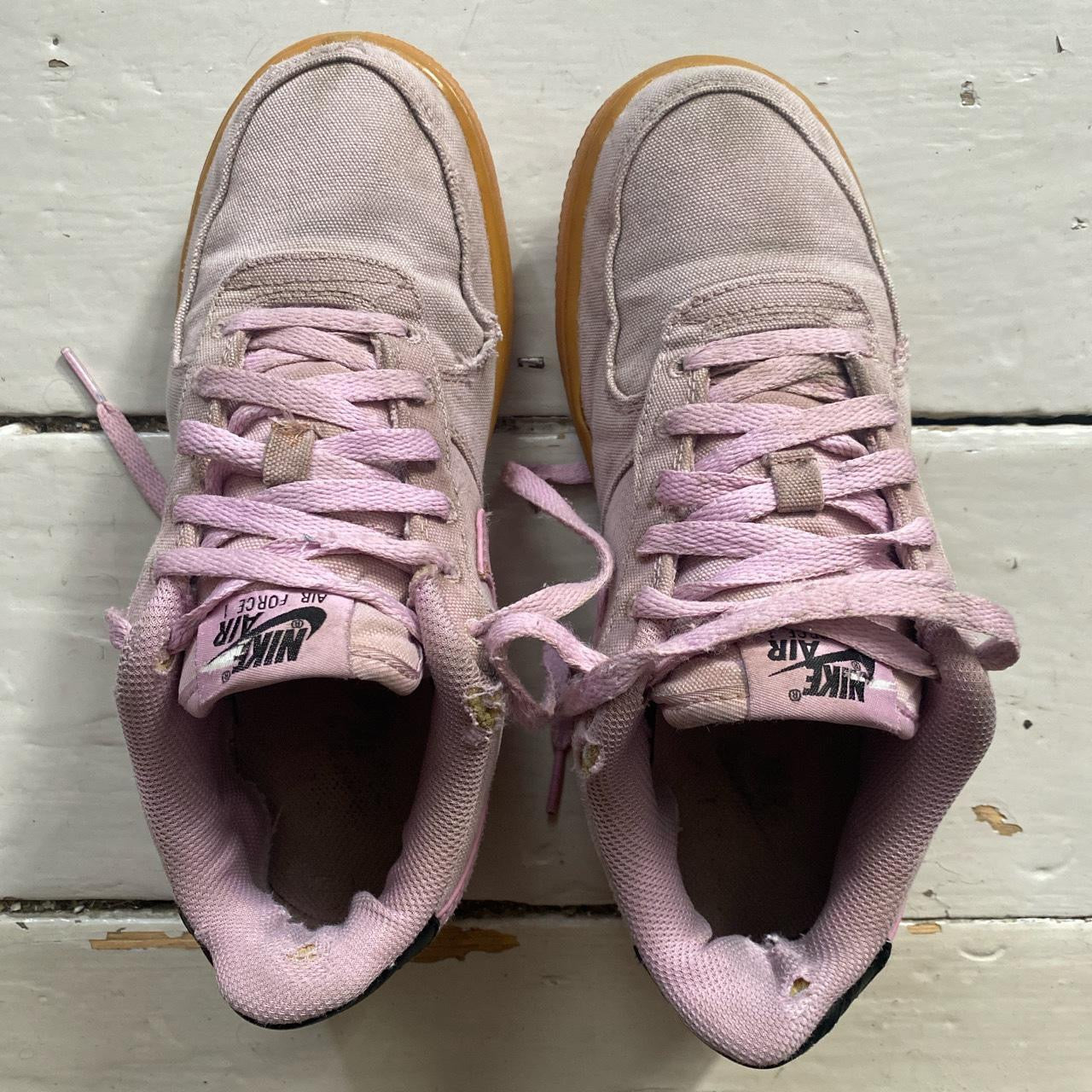 Nike Air Force 1 Pink Gum Sole (UK 6)