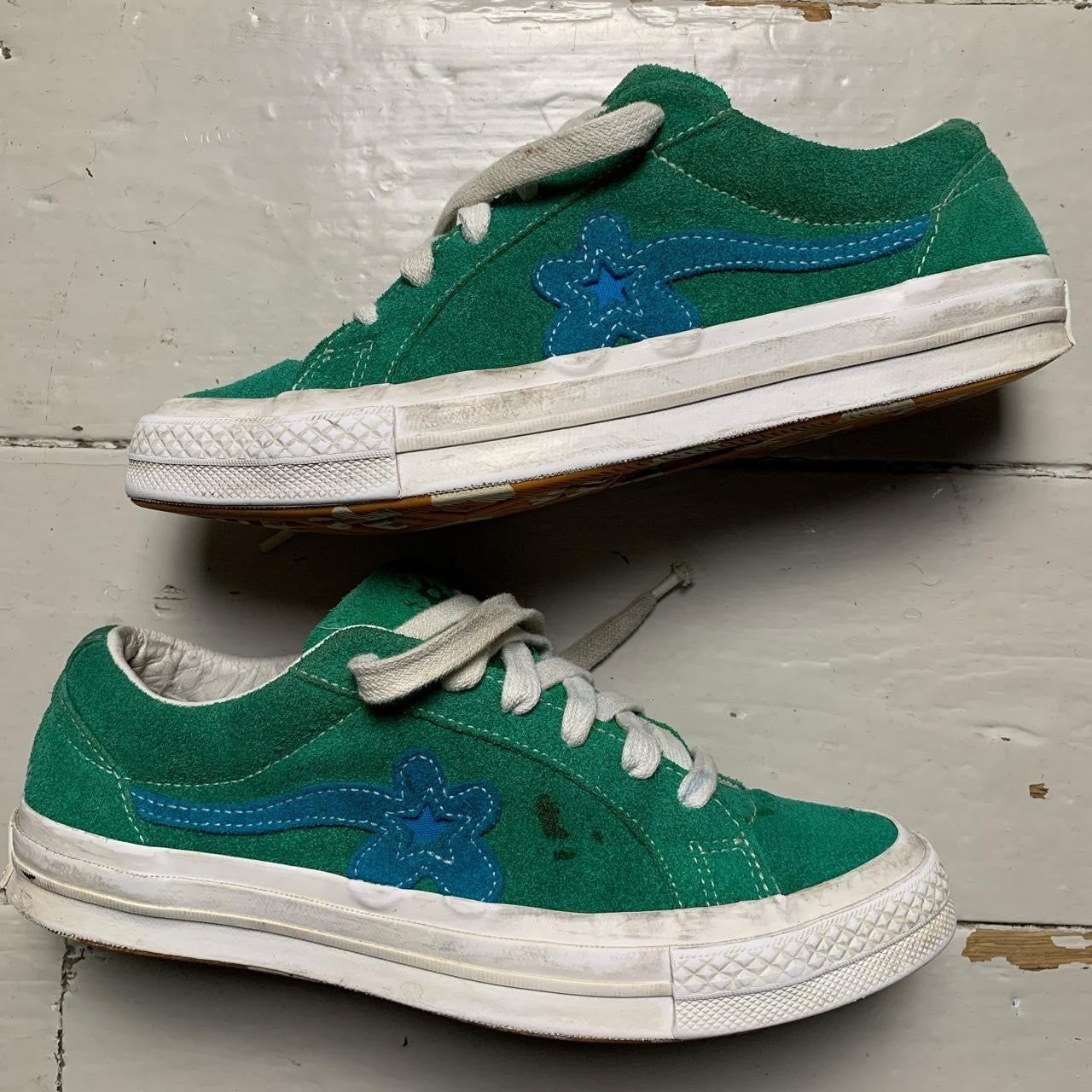 Converse GOLF Le Fleur Trainers Green (UK 7)