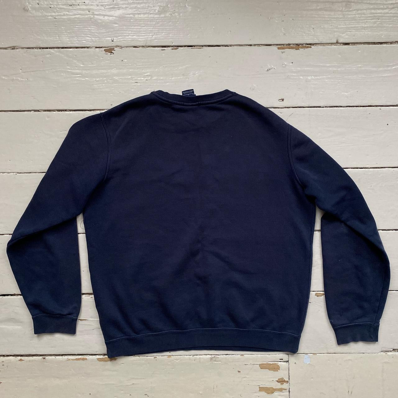 Nike Swoosh Navy Jumper (Medium)