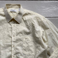 Yves Saint Laurent Cream Shirt (XL)