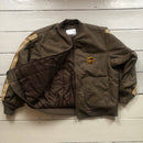 UPS Quilter Brown Bomber Jacket (Large)