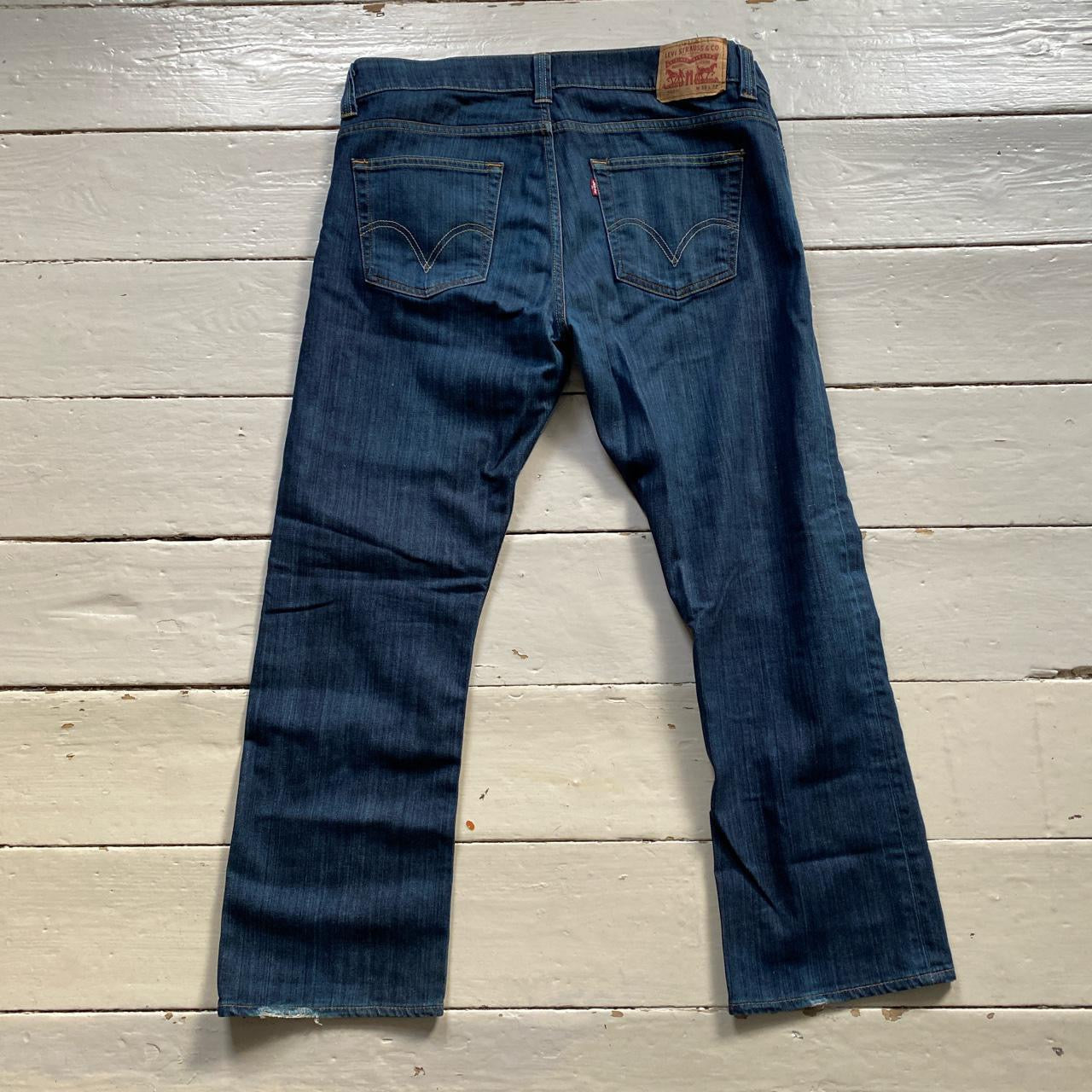 Levis 506 Navy Jeans (38/30)