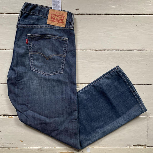 Levis 514 Navy Blue Jeans (36/30)