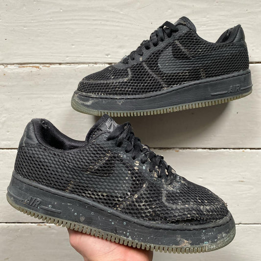Nike Air Force 1 Black Beaters (UK 9)