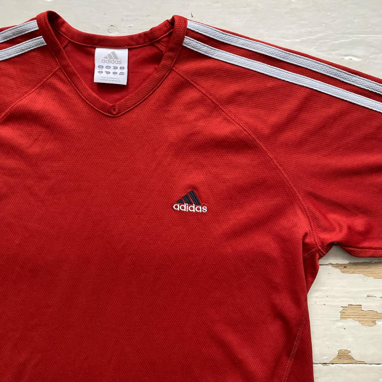 Adidas Red T Shirt (XL)