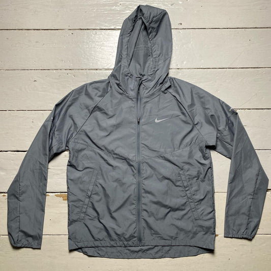 Nike Running Jacket Silver (Medium)