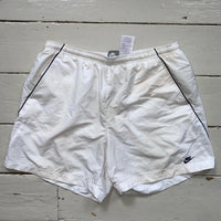 Nike Swoosh White Shorts (XL)