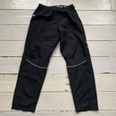 Adidas Black and White Shell Bottoms (Medium)